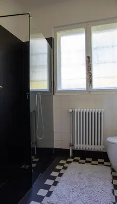 Ein Badezimmer in der Unterkunft Haus Sonnenwind
