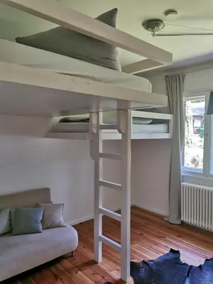 Ein Bett oder Betten in einem Zimmer der Unterkunft Haus Sonnenwind