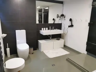 Ein Badezimmer in der Unterkunft Haus Sonnenwind