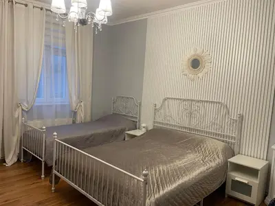 Ein Bett oder Betten in einem Zimmer der Unterkunft Unterkunft in der Altstadt - Antico Palazzo