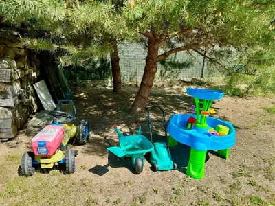 Ein Garten an der Unterkunft Ferienhaus Havelzeit in Werder an der Havel
