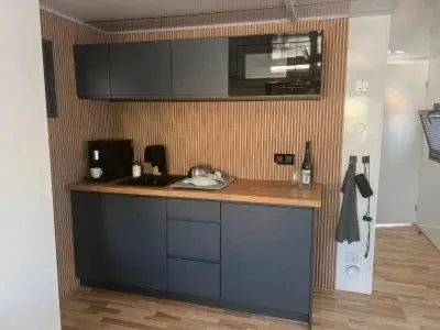 Küche/Küchenzeile in der Unterkunft Luxuriöses Hausboot SeaSide NEU!!!
