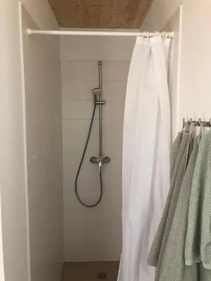 Ein Badezimmer in der Unterkunft Appartement am Stadthafen