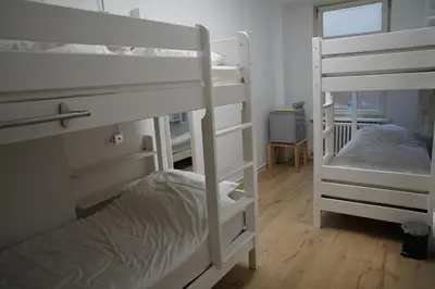 Ein Bett oder Betten in einem Zimmer der Unterkunft 364 Berlin