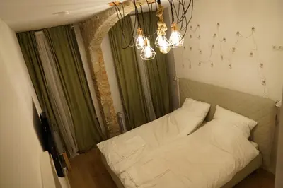 Ein Bett oder Betten in einem Zimmer der Unterkunft 364 Berlin