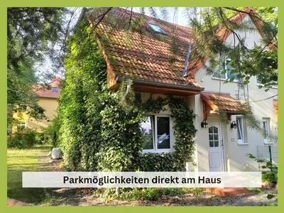 Das Gebäude in dem sich die Ferienwohnung befindet