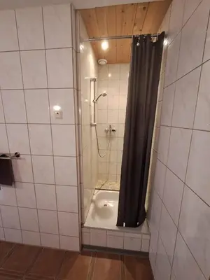 Ein Badezimmer in der Unterkunft Ingos Landhaus