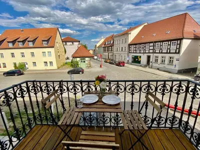Das Gebäude in dem sich die Ferienwohnung befindet