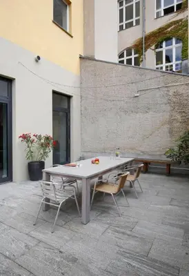 Ein Patio oder anderer Außenbereich in der Unterkunft 170qm Exclusive Loft with Terrace - Berlin