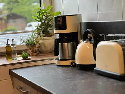 Küche/Küchenzeile in der Unterkunft Apartments Bouchon