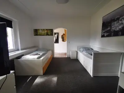 Ein Bett oder Betten in einem Zimmer der Unterkunft Wohnung Milo