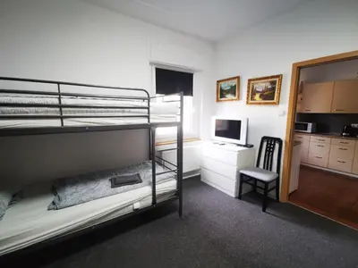 Ein Bett oder Betten in einem Zimmer der Unterkunft Wohnung Milo