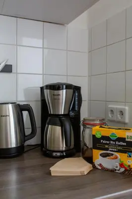 Kaffee-/Teezubehör in der Unterkunft Hip & Beautiful City Apartment