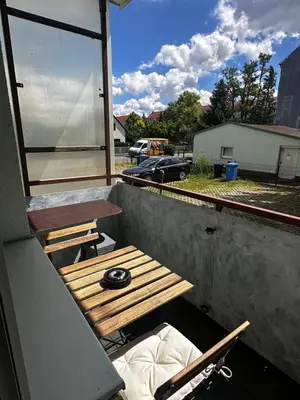 Ein Balkon oder eine Terrasse in der Unterkunft 3-Zimmer Ferienunterkunft inkl Parkplatz und Balkon, mit Nähe zum See