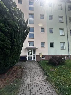 Das Gebäude in dem sich die Ferienwohnung befindet