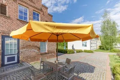Das Gebäude in dem sich die Ferienwohnung befindet