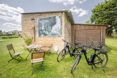 Radfahren an der Unterkunft Apartment Premium Plus im Gustav Seitz Gästehaus oder in der Nähe