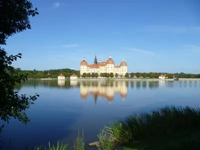 Blick auf einen Fluss in der Nähe der Ferienwohnung