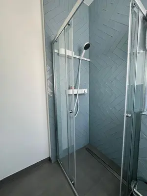 Ein Badezimmer in der Unterkunft Garden Apartments