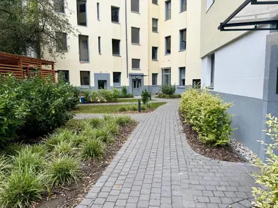 Ein Garten an der Unterkunft Atlas Apartment