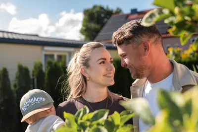 Gäste, die in der Unterkunft Ferienhaus Landliebe Lodges übernachten