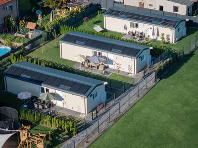 Das Gebäude in dem sich die Ferienwohnung befindet
