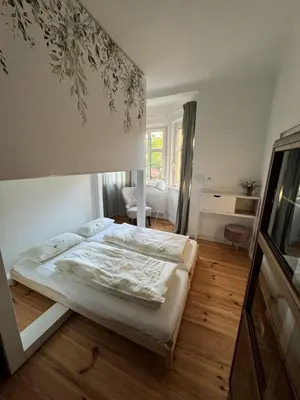 Ein Bett oder Betten in einem Zimmer der Unterkunft Viki54 FeWo04 