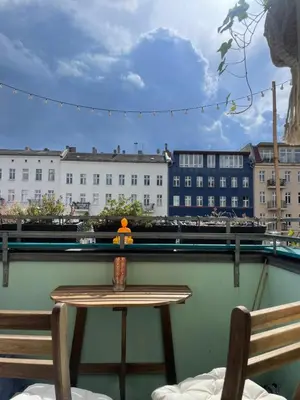 Das Gebäude in dem sich die Ferienwohnung befindet