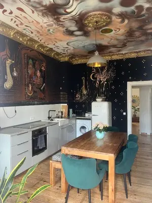 Küche/Küchenzeile in der Unterkunft Spirit & Style - spacious, bright 75m2 - 2 bedroom in ideal Prenzlauer Berg location
