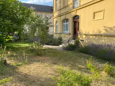 Ein Garten an der Unterkunft Altstadtquartier Hagenstraße