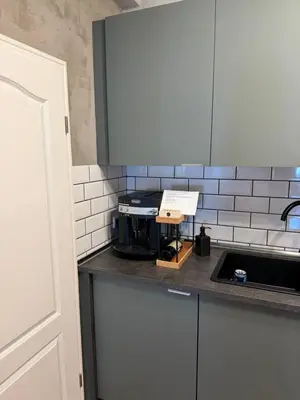 Küche/Küchenzeile in der Unterkunft Altstadtquartier Hagenstraße