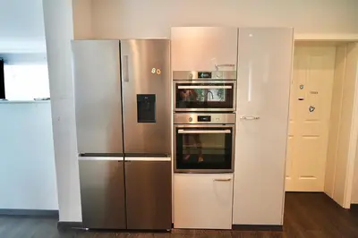 Küche/Küchenzeile in der Unterkunft Berlin Bound Retreat 3 bedrooms