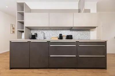 Küche/Küchenzeile in der Unterkunft 120sqm & 5-room luxury apartment with 2 bathrooms