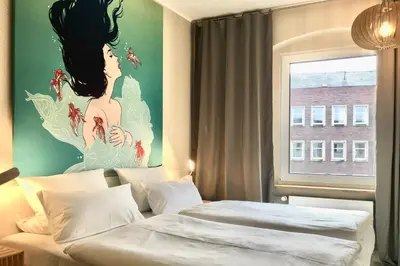 Ein Bett oder Betten in einem Zimmer der Unterkunft Berlin Style Apartments