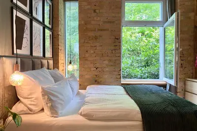 Ein Bett oder Betten in einem Zimmer der Unterkunft Berlin Style Apartments