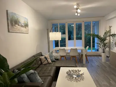 Ein Sitzbereich in der Unterkunft SybilleGaniaBerlin-Steglitz