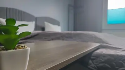 Ein Bett oder Betten in einem Zimmer der Unterkunft Hotel Delisa