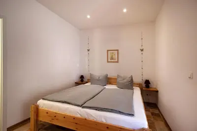 Ein Bett oder Betten in einem Zimmer der Unterkunft Marina Quenzsee