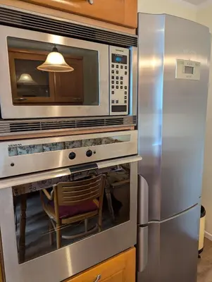 Küche/Küchenzeile in der Unterkunft Ferienwohnung