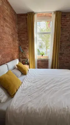 Ein Bett oder Betten in einem Zimmer der Unterkunft Villa Zeppelin