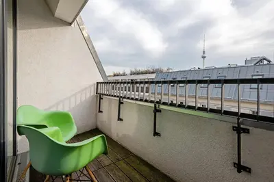 Ein Balkon oder eine Terrasse in der Unterkunft Apartments Rosenthal Residence