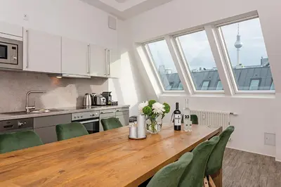 Küche/Küchenzeile in der Unterkunft Apartments Rosenthal Residence