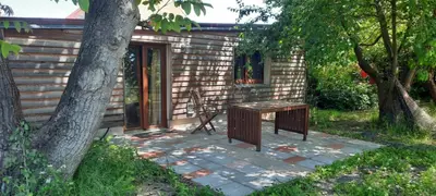 Ein Garten an der Unterkunft Ferienhaus Luna