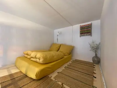 Ein Sitzbereich in der Unterkunft Kiez Hostel Berlin