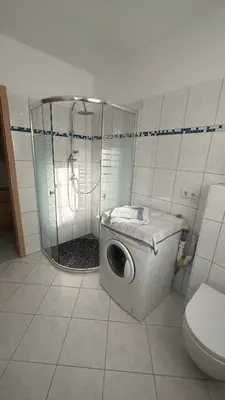 Ein Badezimmer in der Unterkunft gekofewo berlin