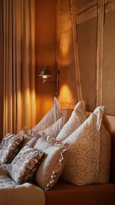 Ein Bett oder Betten in einem Zimmer der Unterkunft Ferienwohnung Alte Schule Chorin Schorfheide