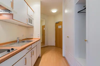 Küche/Küchenzeile in der Unterkunft Apartmenthaus Berlin Mitte
