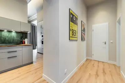 Küche/Küchenzeile in der Unterkunft Luxuriöse Design Apartments mit je 3 Schlafzimmern