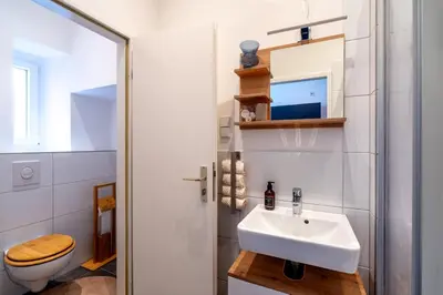 Ein Badezimmer in der Unterkunft Apartment in Berlin Mitte