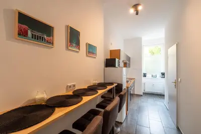 Küche/Küchenzeile in der Unterkunft Apartment in Berlin Mitte